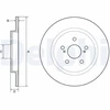 Image de Disque De Frein Delphi Bg4650c Lexus;Toyota