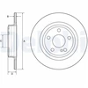 Image de Disque De Frein Delphi Bg4558c Infiniti;Mercedes-Benz