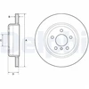 Image de Disque De Frein Delphi Bg4664c Bmw