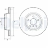 Image de Disque De Frein Delphi Bg4665c Bmw