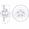 Image de Disque De Frein Delphi Bg9135rs Renault