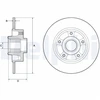 Image de Disque De Frein Delphi Bg9137rs Renault