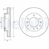 Image de Disque De Frein Delphi Bg9140c Ford;Ford Usa