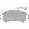 Image de Kit De Plaquettes De Frein, Frein À Disque Lp3185 Delphi Delphi Lp3185 Citroen;Fiat;Opel;Peugeot;Toyota