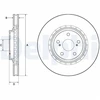 Image de Disque De Frein Delphi Bg4691c Lexus;Toyota