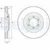 Image de Disque De Frein Delphi Bg4697c Isuzu