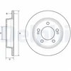 Image de Disque De Frein Delphi Bg4559c Hyundai;Kia
