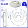 Image de Disque De Frein Delphi Bg4818c Opel;Vauxhall