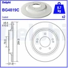 Image de Disque De Frein Delphi Bg4819c Hyundai;Kia