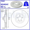 Image de Disque De Frein Delphi Bg4824c Audi;Seat;Volkswagen