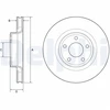 Image de Disque De Frein Delphi Bg4831c Ford Usa