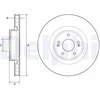 Image de Disque De Frein Delphi Bg9228c Hyundai