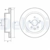 Image de Disque De Frein Delphi Bg4962c Lexus