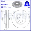 Image de Disque De Frein Delphi Bg4967c Opel;Vauxhall