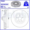 Image de Disque De Frein Delphi Bg9239c Opel