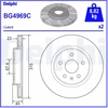 Image de Disque De Frein Delphi Bg4969c Opel