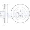 Image de Disque De Frein Delphi Bg4966c Lynk & Co;Volvo