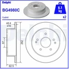 Image de Disque De Frein Delphi Bg4980c Ssangyong