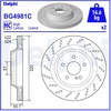 Image de Disque De Frein Delphi Bg4981c Mercedes-Benz