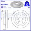 Image de Disque De Frein Delphi Bg4992c Honda