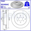Image de Disque De Frein Delphi Bg4994c Mercedes-Benz;Nissan