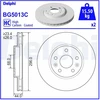 Image de Disque De Frein Delphi Bg5013c Alpine;Dacia;Mercedes-Benz;Nissan;Renault