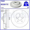 Image de Disque De Frein Delphi Bg5017c Toyota