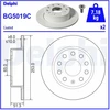 Image de Disque De Frein Delphi Bg5019c Audi;Seat;Skoda;Volkswagen