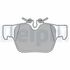 Image de Kit De Plaquettes De Frein, Frein À Disque Lp3598 Delphi Delphi Lp3598 Bmw;
