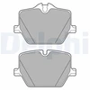 Image de Kit De Plaquettes De Frein, Frein À Disque Lp3604 Delphi Delphi Lp3604 Bmw;Toyota
