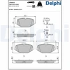 Image de Kit De Plaquettes De Frein, Frein À Disque Lp3622 Delphi Delphi Lp3622 Mercedes-Benz