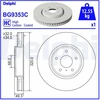 Image de Disque De Frein Delphi Bg9353c Infiniti;Nissan