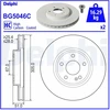 Image de Disque De Frein Delphi Bg5046c Mercedes-Benz