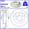 Image de Disque De Frein Delphi Bg5049c Mercedes-Benz
