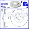 Image de Disque De Frein Delphi Bg5070c Volkswagen