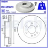Image de Disque De Frein Delphi Bg5092c Mercedes-Benz