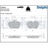 Image de Kit De Plaquettes De Frein, Frein À Disque Lp3674 Delphi Delphi Lp3674 Audi;Cupra;Ford;Mg;Seat;Skoda;Volkswagen