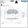 Image de Kit De Plaquettes De Frein, Frein À Disque Lp3682 Delphi Delphi Lp3682 Ford