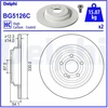 Image de Disque De Frein Delphi Bg5126c Mercedes-Benz