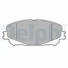 Image de Jeu De Plaquettes De Frein, Frein À Disque Lp3734 Delphi Delphi Lp3734 Mitsubishi;Renault