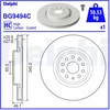 Image de Disque De Frein Delphi Bg9494c Audi;Cupra;Ford;Skoda;Volkswagen