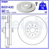 Image de Disque De Frein Delphi Bg5143c Cupra;Volkswagen