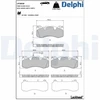 Image de Jeu De Plaquettes De Frein, Frein À Disque Lp3836 Delphi Delphi Lp3836 Maserati