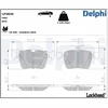 Image de Jeu De Plaquettes De Frein, Frein À Disque Lp3839 Delphi Delphi Lp3839 Audi;Cupra;Seat;Skoda;Volkswagen