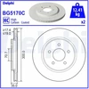 Image de Disque De Frein Delphi Bg5170c Ford Usa