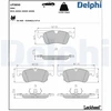 Image de Jeu De Plaquettes De Frein, Frein À Disque Lp3850 Delphi Delphi Lp3850 Alpine;Dacia;Nissan;Renault