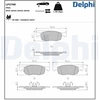 Image de Jeu De Plaquettes De Frein, Frein À Disque Lp3700 Delphi Delphi Lp3700 Mazda;Toyota