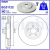 Image de Disque De Frein Delphi Bg5112c Mercedes-Benz