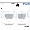 Image de Jeu De Plaquettes De Frein, Frein À Disque Lp3845 Delphi Delphi Lp3845 Audi;Seat;Volkswagen