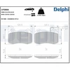 Image de Jeu De Plaquettes De Frein, Frein À Disque Lp3866 Delphi Delphi Lp3866 Maserati